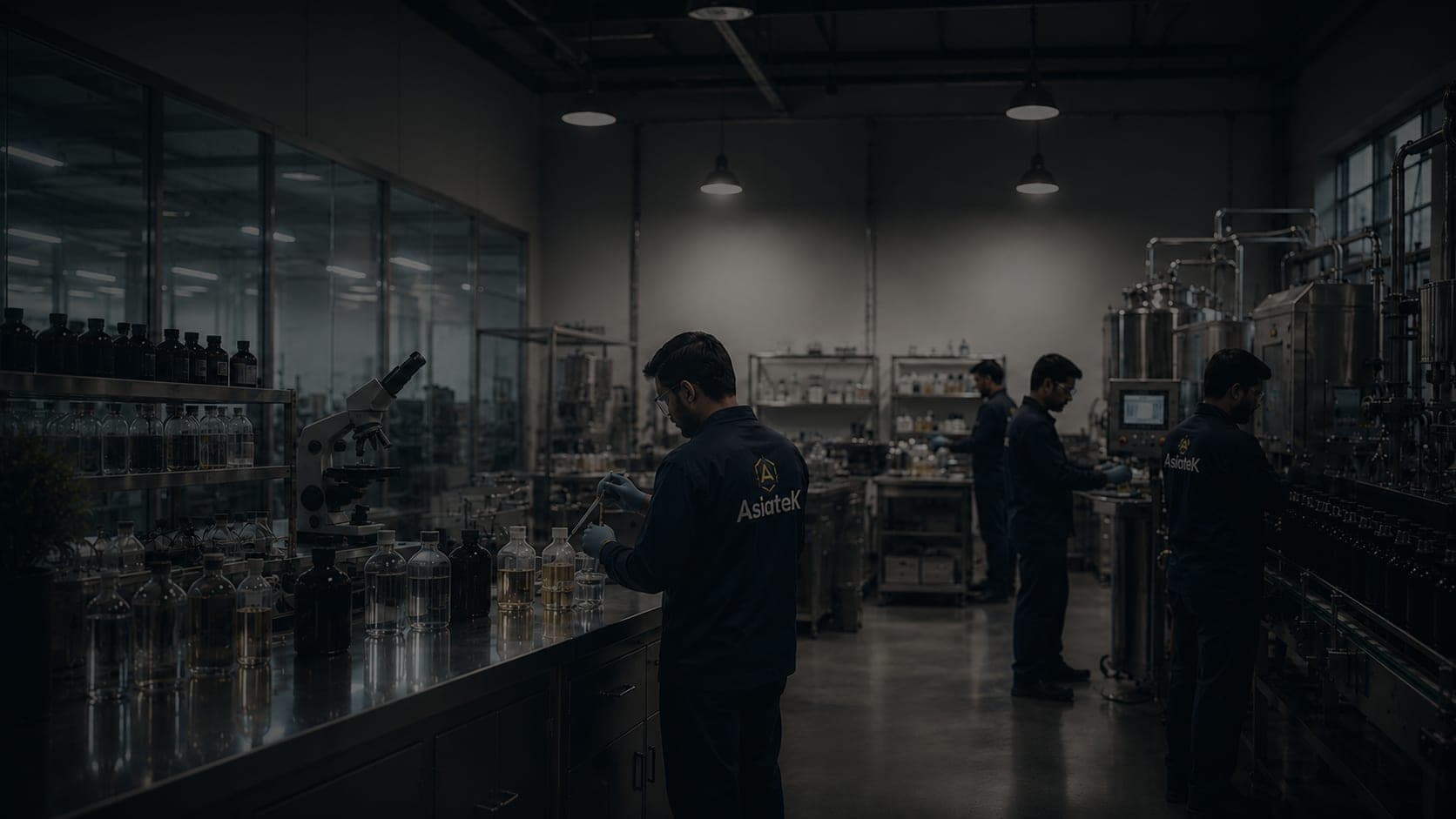 Asiatek team at work, Bengaluru facility