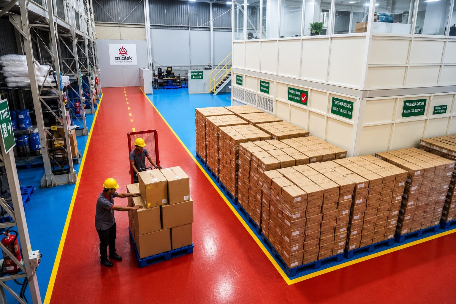 Dispatch inside the Asiatek facility