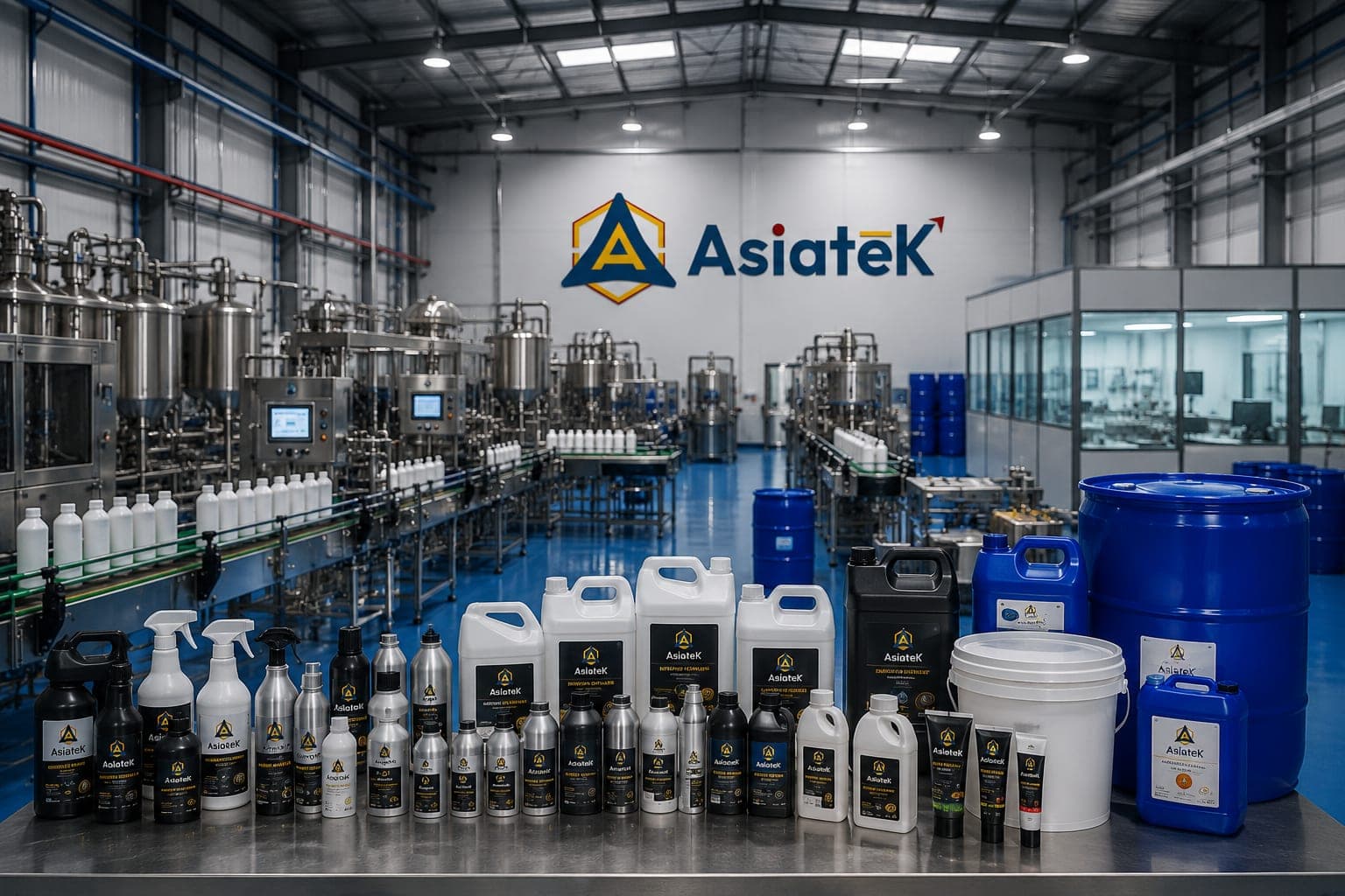 Packaging formats produced at the Asiatek facility